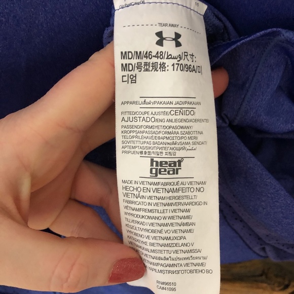 UNDER ARMOUR Purple Heat Gear Longsleeve - Picture 9 of 10